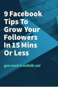 9 Facebook Tips To Grow Your Followers