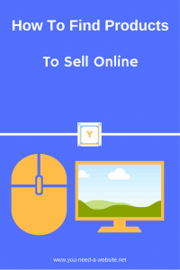 Build a website then find products to sell online and start generating money